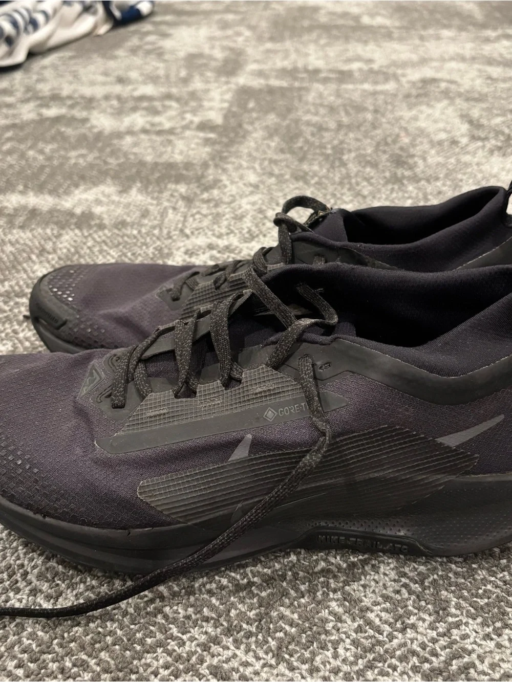 Nike Pegasus Trail 5 Gore Tex Triple Black Shoes Mens U.S. 10